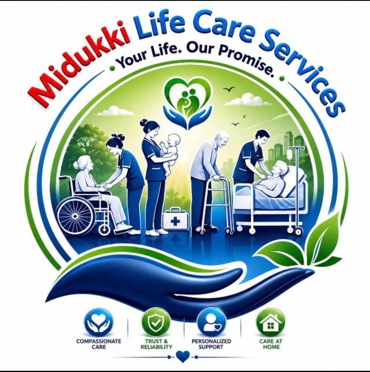 Midukki Life Care Logo