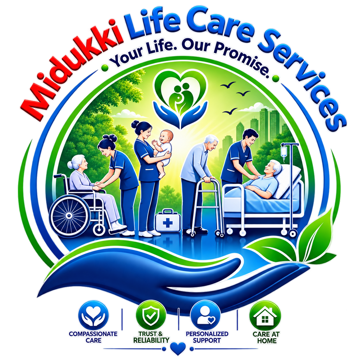 Midukki Life Care Logo